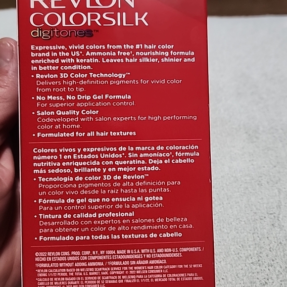 Revlon Colorsilk Digitones With Keratin Permanent Hair Color 92D PASTEL LAVENDER - Picture 3 of 6